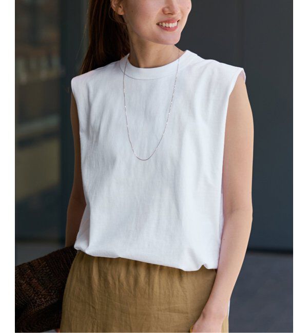 FRAMeWORK「ATON/エイトン 12/-AIR SPINNING ROUND HEM タンクトップ」|タンクトップ|