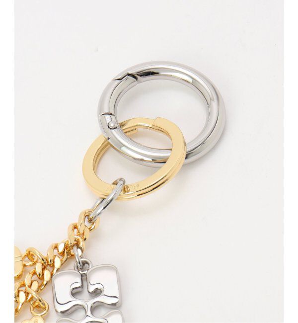 U by SPICK&SPAN「GANNI / ガニーGanni Bou Charms Keyring Silver an」|キーケース|