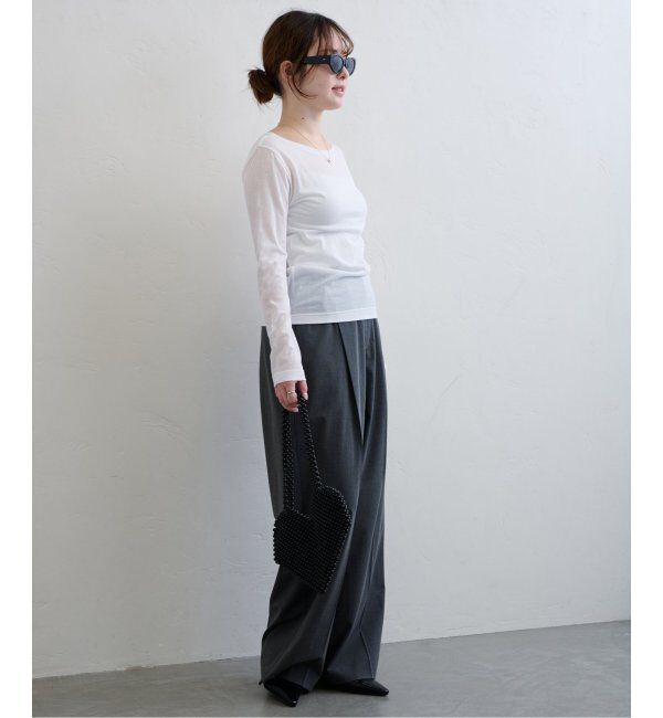 U by SPICK&SPAN「《追加2》C/NY シアートップス」|Tシャツ・カットソー|