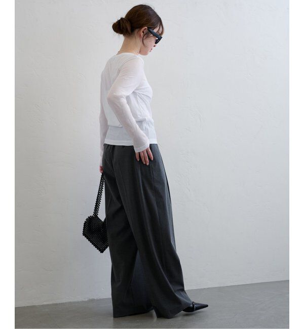 U by SPICK&SPAN「《追加2》C/NY シアートップス」|Tシャツ・カットソー|