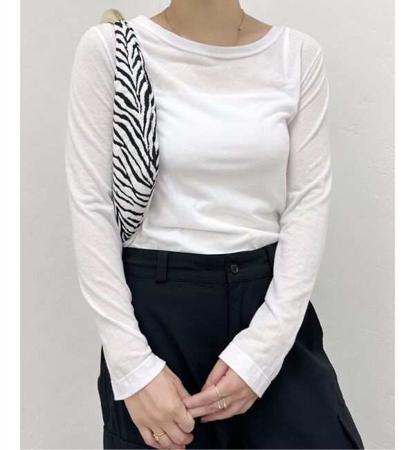 U by SPICK&SPAN「《追加2》C/NY シアートップス」|Tシャツ・カットソー|