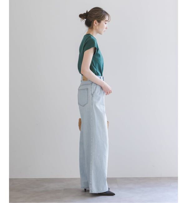 NOBLE「《追加・WEB限定カラー》スビンコットンスムースコンパクトTシャツ」|Tシャツ・カットソー|