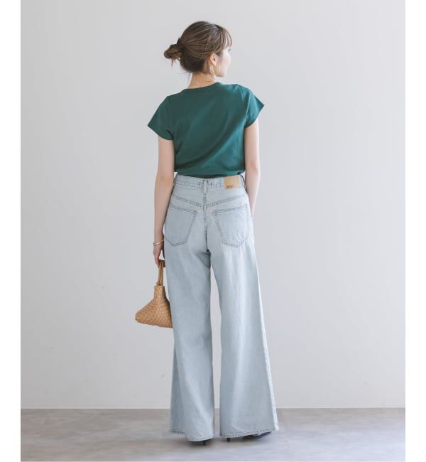 NOBLE「《追加・WEB限定カラー》スビンコットンスムースコンパクトTシャツ」|Tシャツ・カットソー|