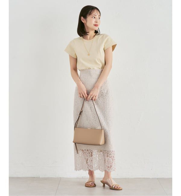 NOBLE「《追加・WEB限定カラー》スビンコットンスムースコンパクトTシャツ」|Tシャツ・カットソー|