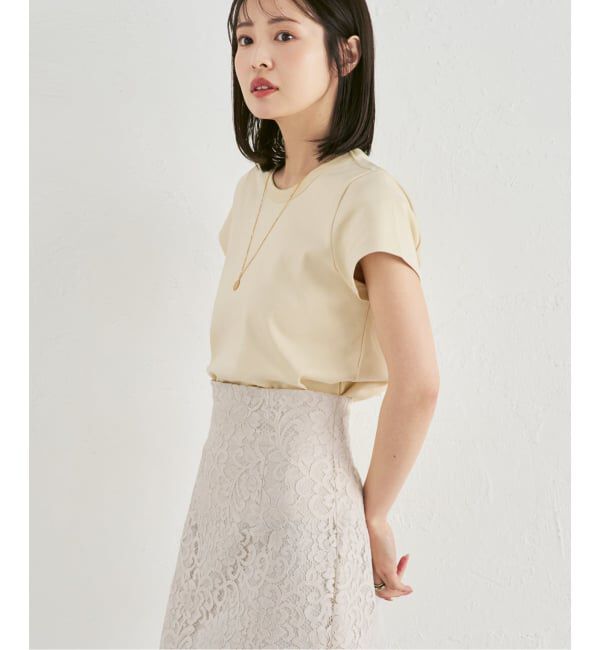 NOBLE「《追加・WEB限定カラー》スビンコットンスムースコンパクトTシャツ」|Tシャツ・カットソー|