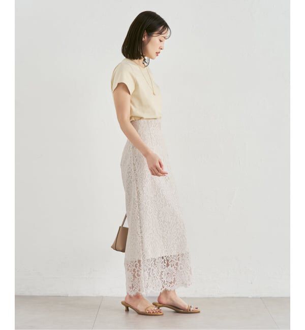 NOBLE「《追加・WEB限定カラー》スビンコットンスムースコンパクトTシャツ」|Tシャツ・カットソー|