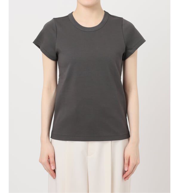 NOBLE「《追加・WEB限定カラー》スビンコットンスムースコンパクトTシャツ」|Tシャツ・カットソー|