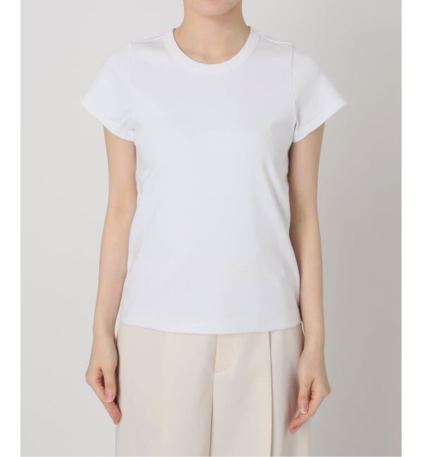 NOBLE「《追加・WEB限定カラー》スビンコットンスムースコンパクトTシャツ」|Tシャツ・カットソー|