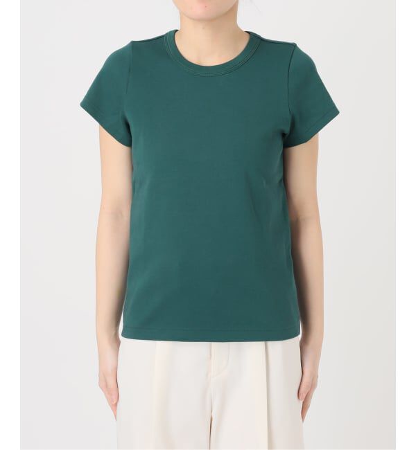 NOBLE「《追加・WEB限定カラー》スビンコットンスムースコンパクトTシャツ」|Tシャツ・カットソー|