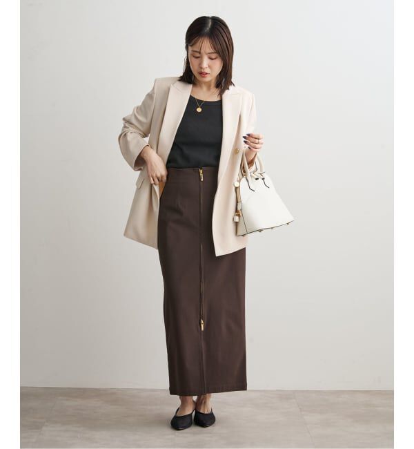 NOBLE「《追加・新色・セットアップ対応》フローツイルピークドラペルジャケット」|テーラードジャケット|