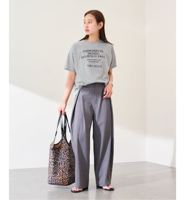 FRAMeWORK「AVACATION/アヴァケーション TENT L LILAC LEO」|トートバッグ|