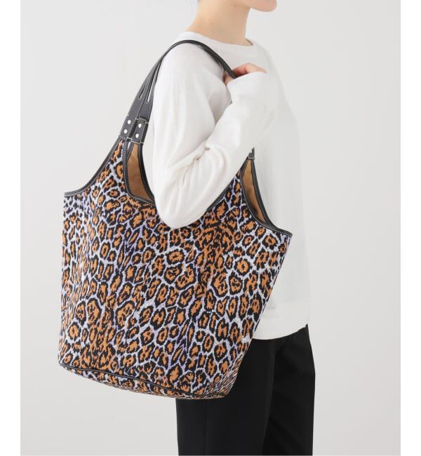 FRAMeWORK「AVACATION/アヴァケーション TENT L LILAC LEO」|トートバッグ|