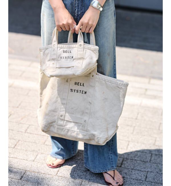 FRAMeWORK「≪予約≫BELL SYSTEM キャンバスツールバッグSロング」|トートバッグ|