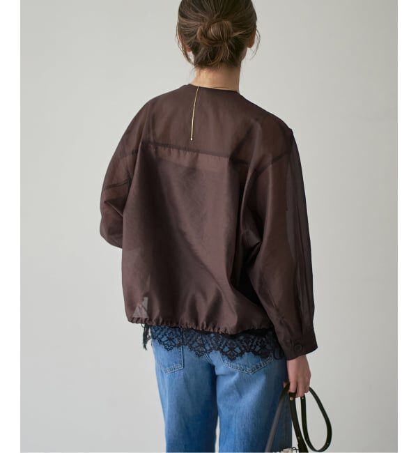 NOBLE「《予約》フォギーシアーアウトポケットブルゾン」|その他|