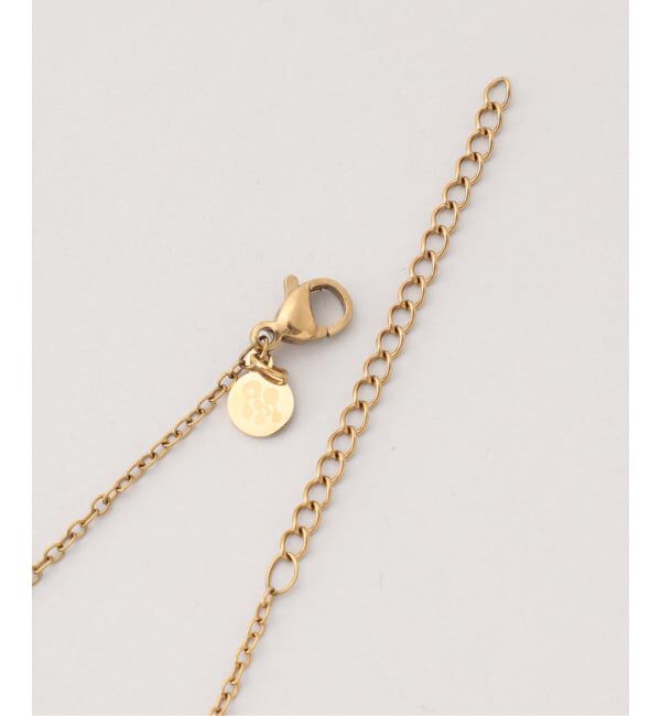 NOBLE「《予約》PETIT MOMENTS/プティモーメント Intial Block Necklace」|ネックレス|