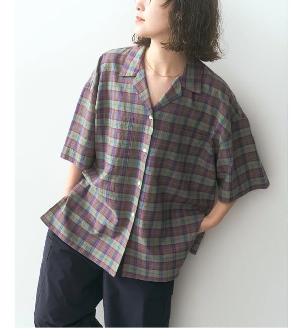 Spick and Span「《予約》SHEN TANAKA*S ハーフスリーブシャツ」|シャツ・ブラウス|