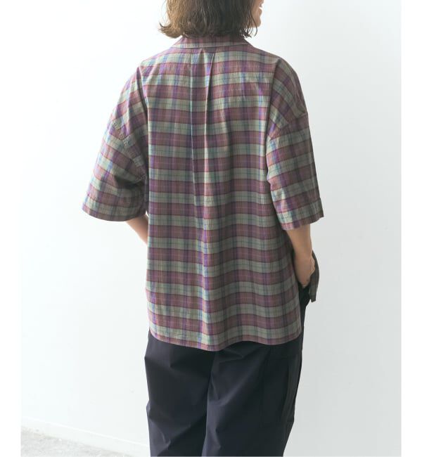 Spick and Span「《予約》SHEN TANAKA*S ハーフスリーブシャツ」|シャツ・ブラウス|