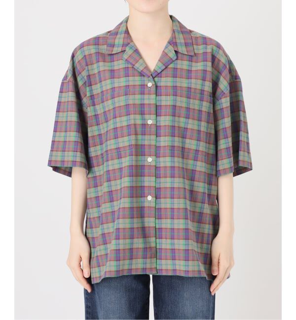 Spick and Span「《予約》SHEN TANAKA*S ハーフスリーブシャツ」|シャツ・ブラウス|