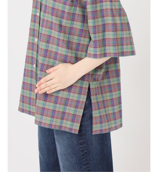 Spick and Span「《予約》SHEN TANAKA*S ハーフスリーブシャツ」|シャツ・ブラウス|