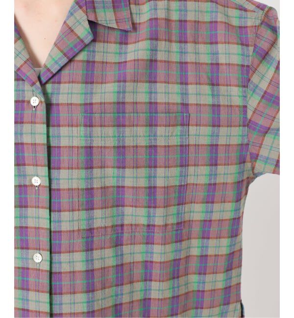 Spick and Span「《予約》SHEN TANAKA*S ハーフスリーブシャツ」|シャツ・ブラウス|