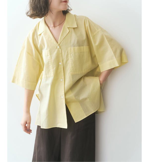 Spick and Span「《予約》SHEN TANAKA*S ハーフスリーブシャツ」|シャツ・ブラウス|