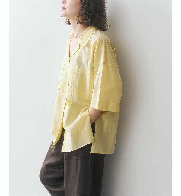 Spick and Span「《予約》SHEN TANAKA*S ハーフスリーブシャツ」|シャツ・ブラウス|