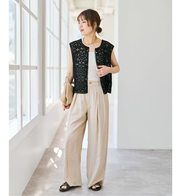 Spick and Span「《予約》クロッシェベスト」|ベスト・ジレ|