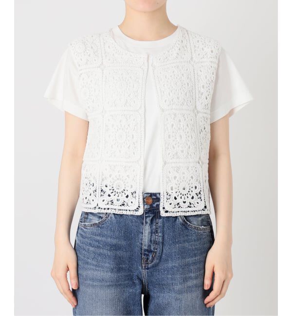 Spick and Span「《予約》クロッシェベスト」|ベスト・ジレ|