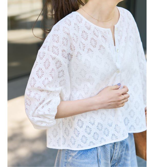 Spick and Span「《WEB限定予約》レースボレロブラウス」|シャツ・ブラウス|