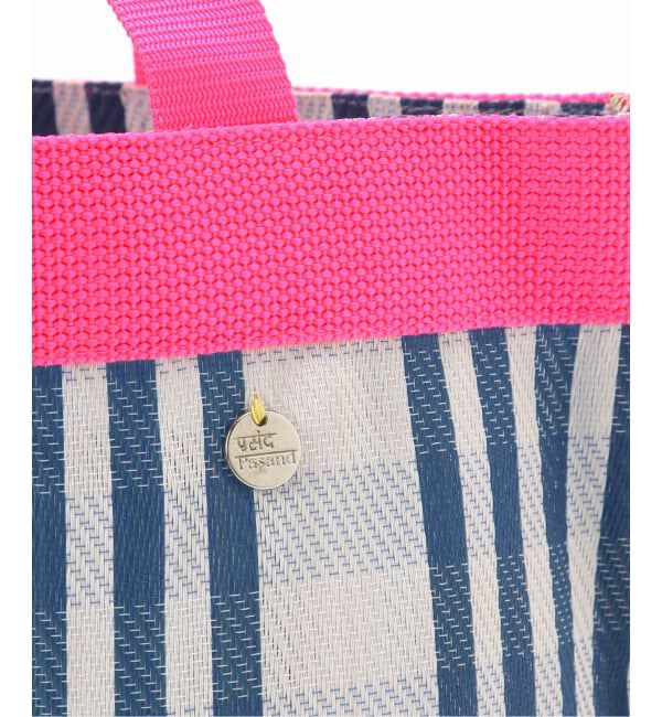 Spick and Span「《予約》ne Quittez pas / ヌキテパ Multi Stripe Mesh Small Bag」|ハンドバッグ|