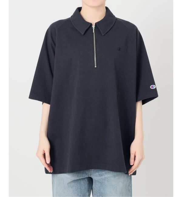 FRAMeWORK「≪追加予約≫CHAMPION/チャンピオン 別注JERSEY HALF ZIP TEE 2」|Tシャツ・カットソー|