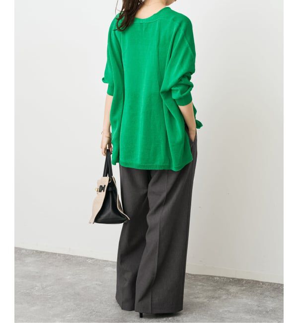 Spick and Span「《34サイズ登場 / 追加予約》PEウォッシャブルイージースラックスパンツ」|スラックス|