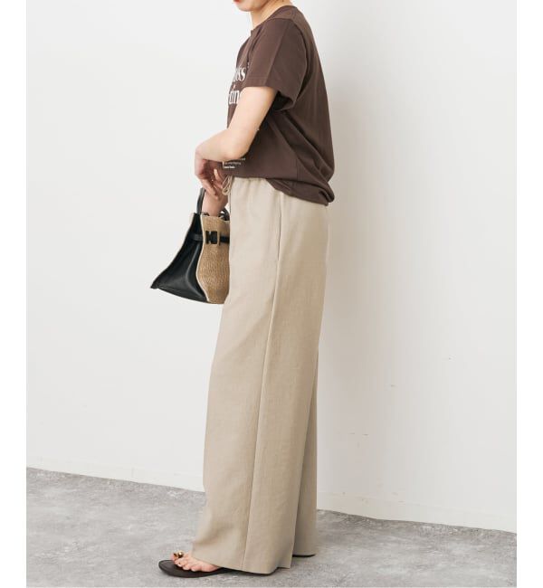 Spick and Span「《34サイズ登場 / 追加予約》PEウォッシャブルイージースラックスパンツ」|スラックス|