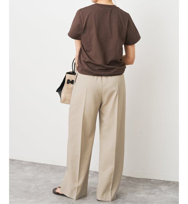 Spick and Span「《34サイズ登場 / 追加予約》PEウォッシャブルイージースラックスパンツ」|スラックス|