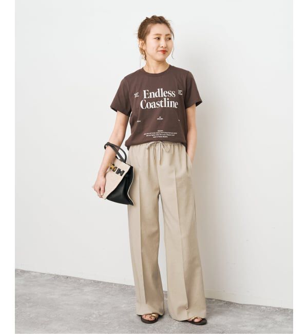 Spick and Span「《34サイズ登場 / 追加予約》PEウォッシャブルイージースラックスパンツ」|スラックス|