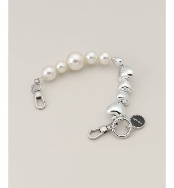  「WUHAUS/ウーハウス パール*ハートバッグチャーム」|その他|