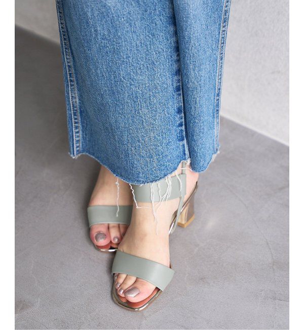  「《追加》6cmゴムストラップサンダル」|サンダル|