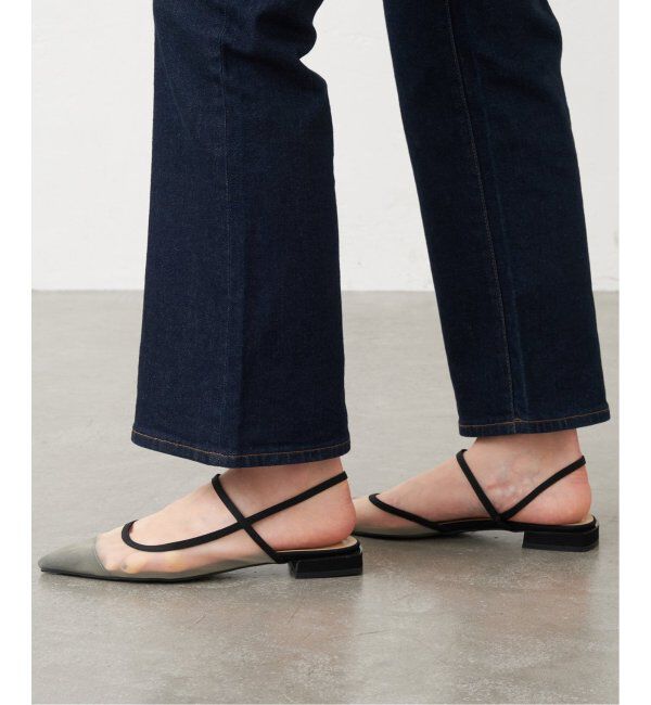 GRISE「《追加》GRISEポインテッドコンビストラップスリングバック」|その他|