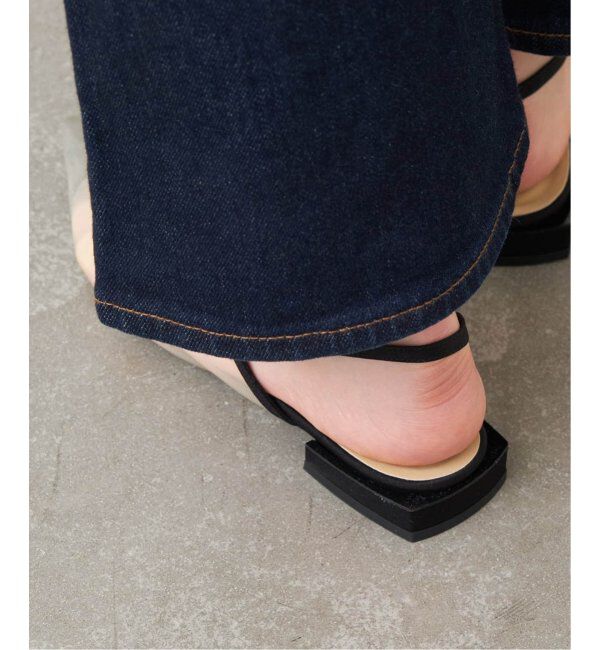 GRISE「《追加》GRISEポインテッドコンビストラップスリングバック」|その他|