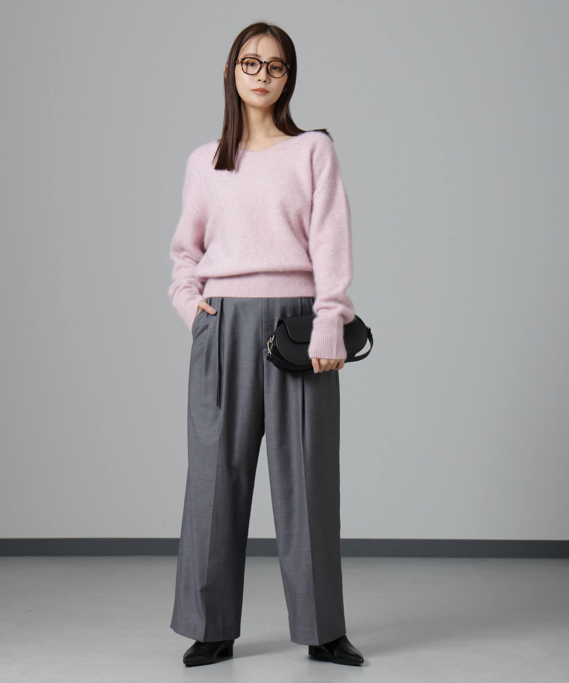 nano･universe「ウォッシャブルフォックスVネックプルオーバー」|ニット・セーター|