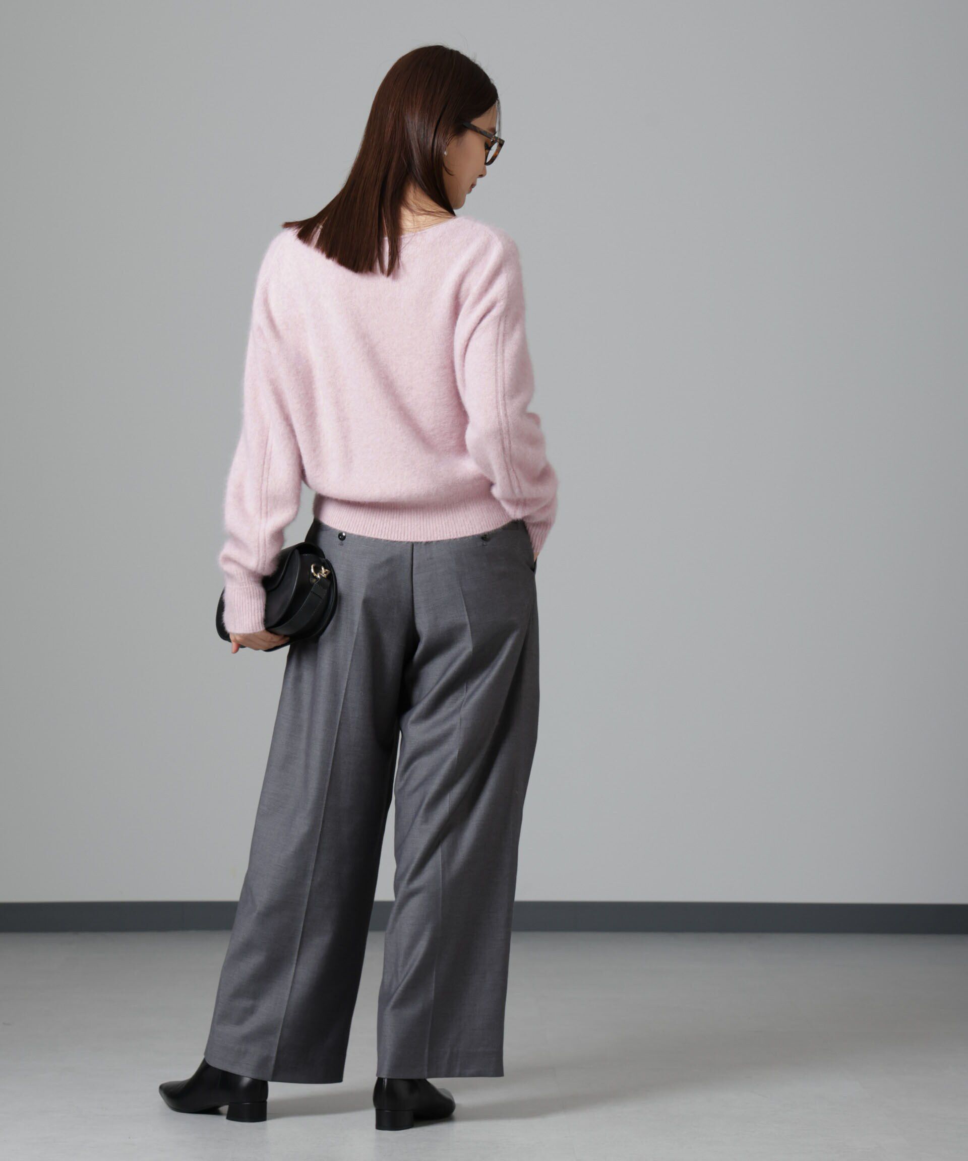 nano･universe「ウォッシャブルフォックスVネックプルオーバー」|ニット・セーター|