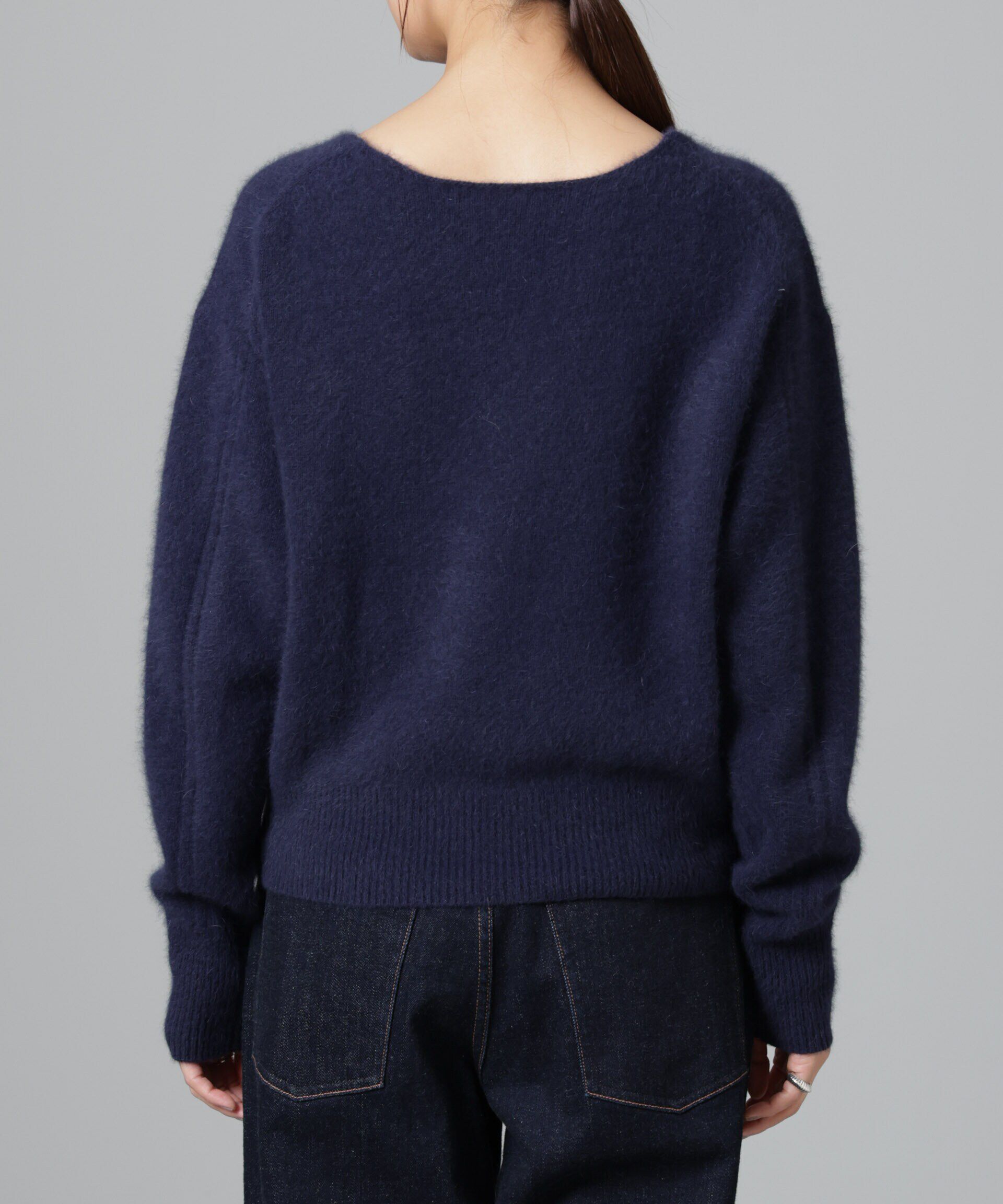 nano･universe「ウォッシャブルフォックスVネックプルオーバー」|ニット・セーター|