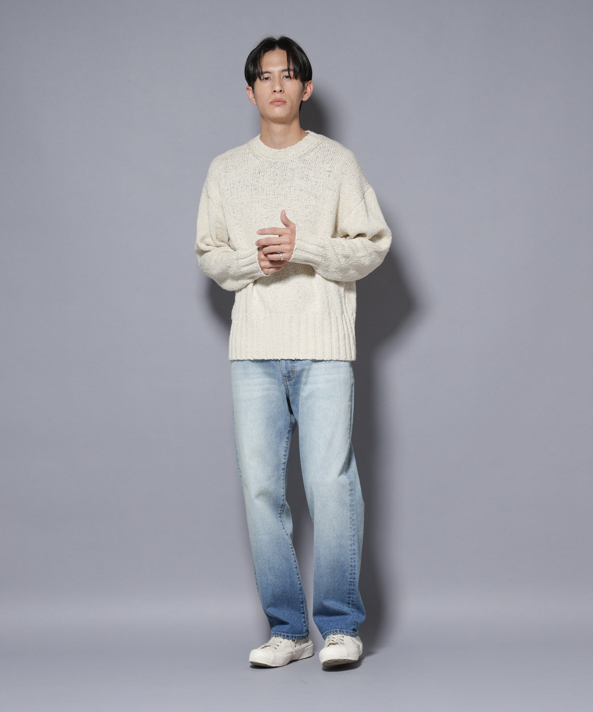 nano･universe「SRUB LILYYARN クルーネックニット」|ニット・セーター|