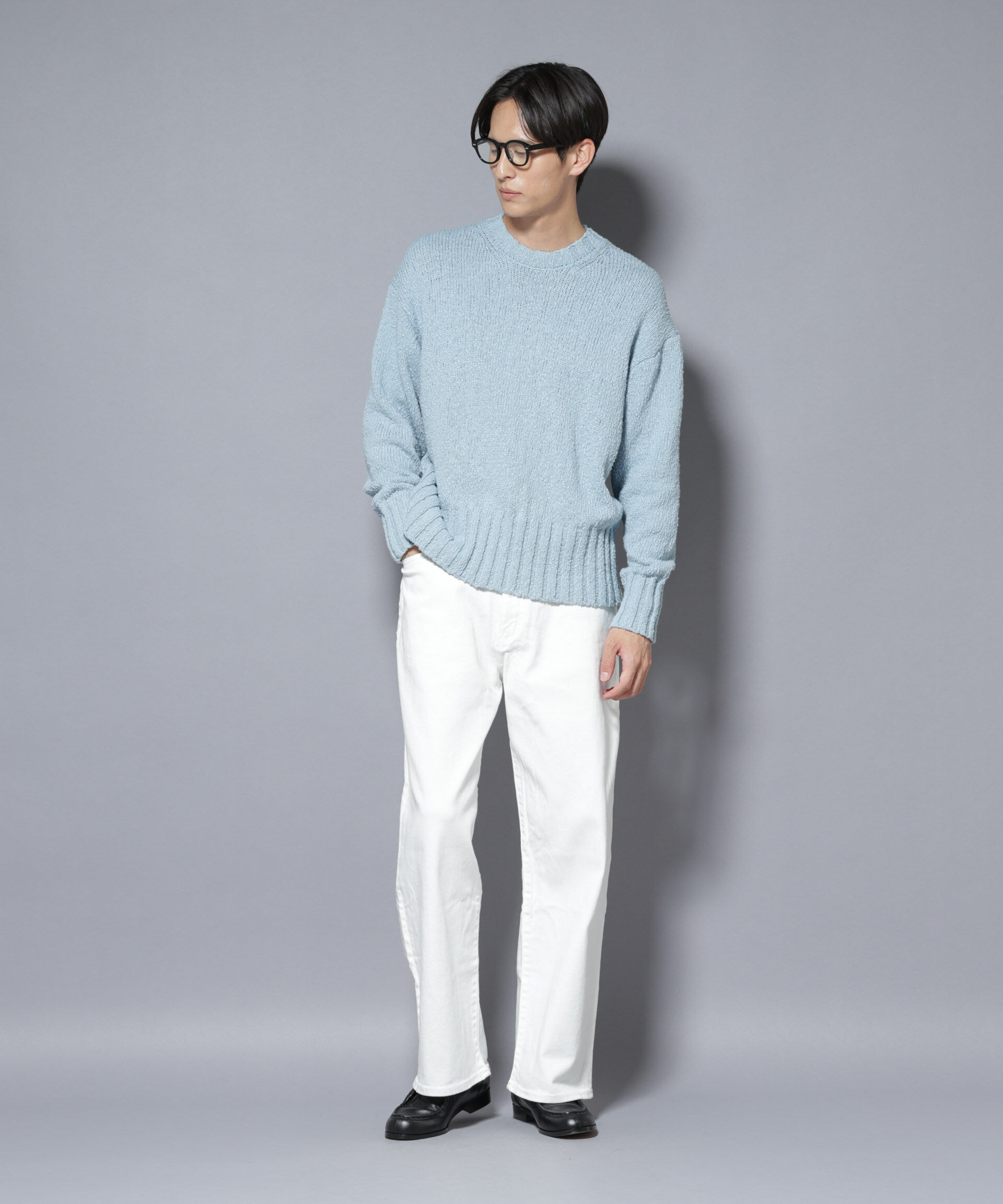 nano･universe「SRUB LILYYARN クルーネックニット」|ニット・セーター|