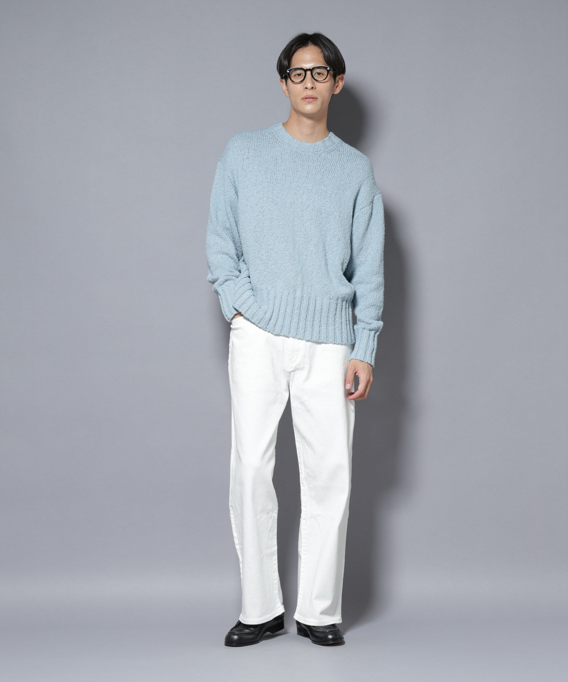 nano･universe「SRUB LILYYARN クルーネックニット」|ニット・セーター|