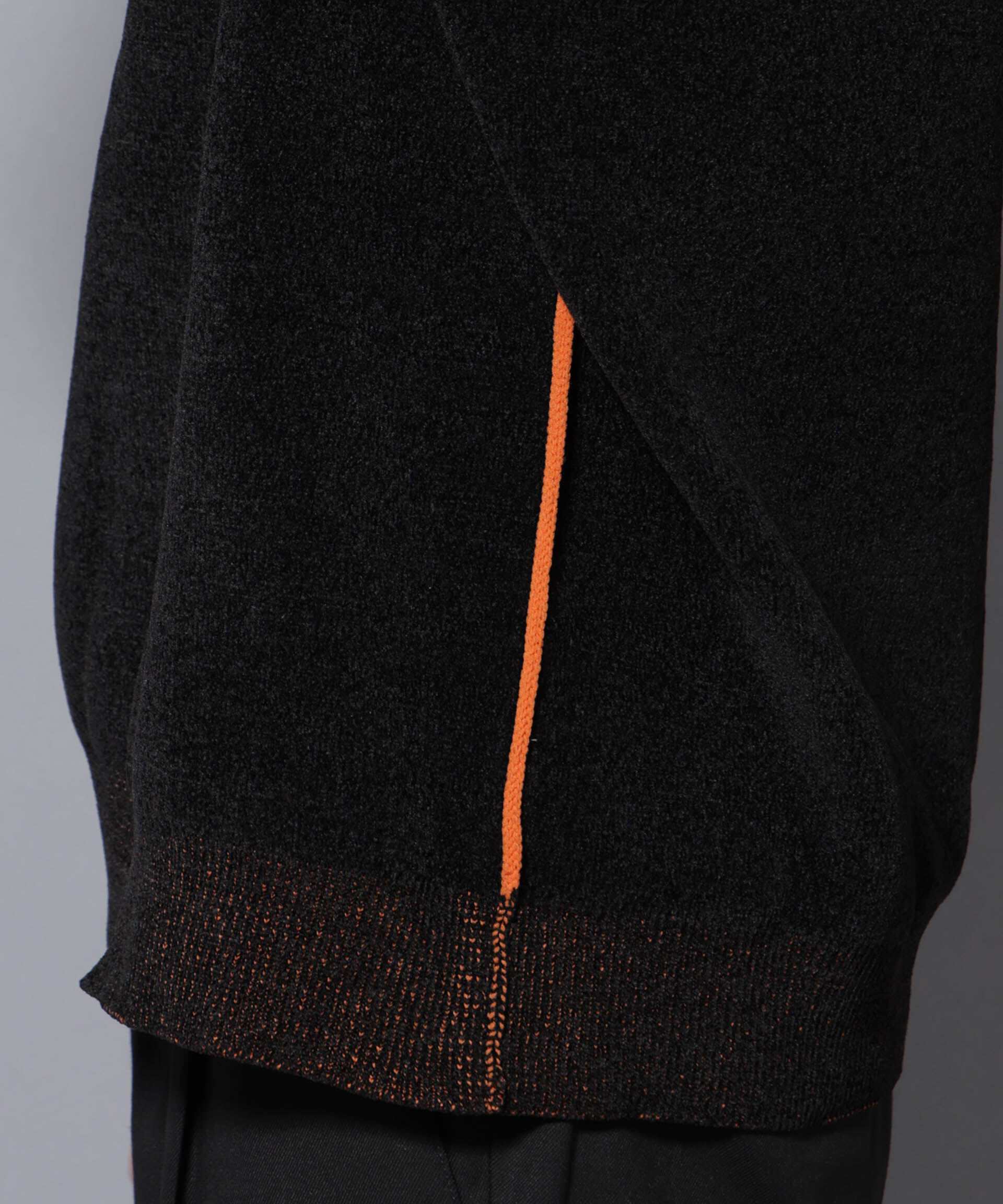 nano･universe「モールヤーンダブルフェイスクルーネックニット」|ニット・セーター|