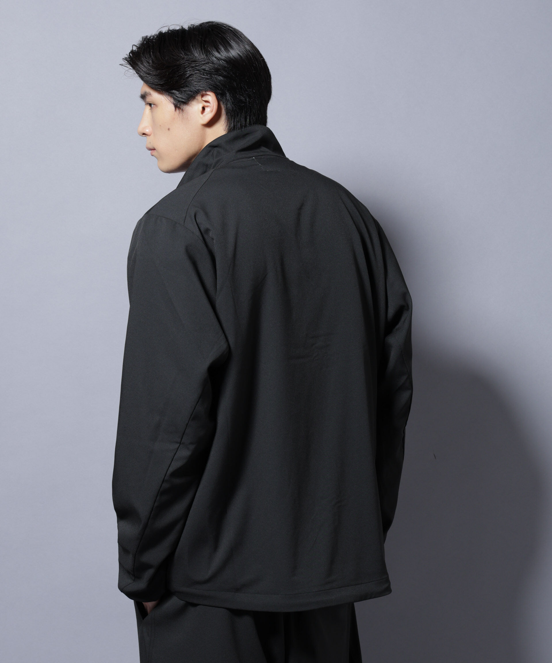 nano･universe「「NJ/CLUB」ワンポイントロゴトラックジャケット」|ブルゾン・スタジャン|