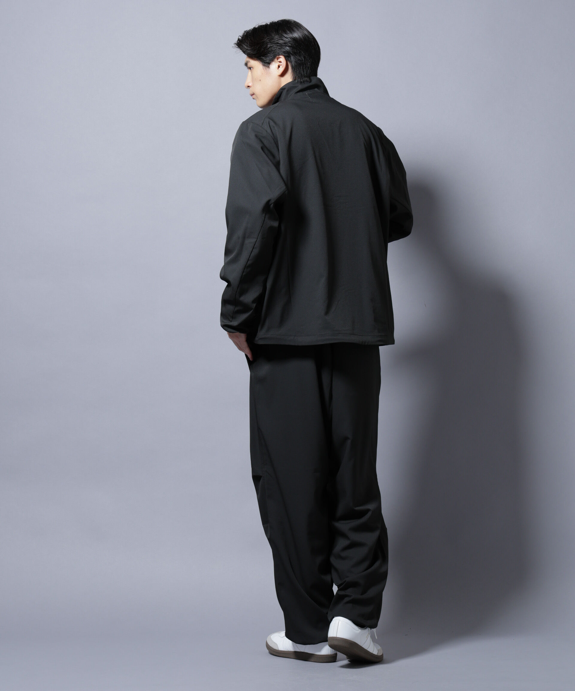 nano･universe「「NJ/CLUB」ワンポイントロゴトラックジャケット」|ブルゾン・スタジャン|