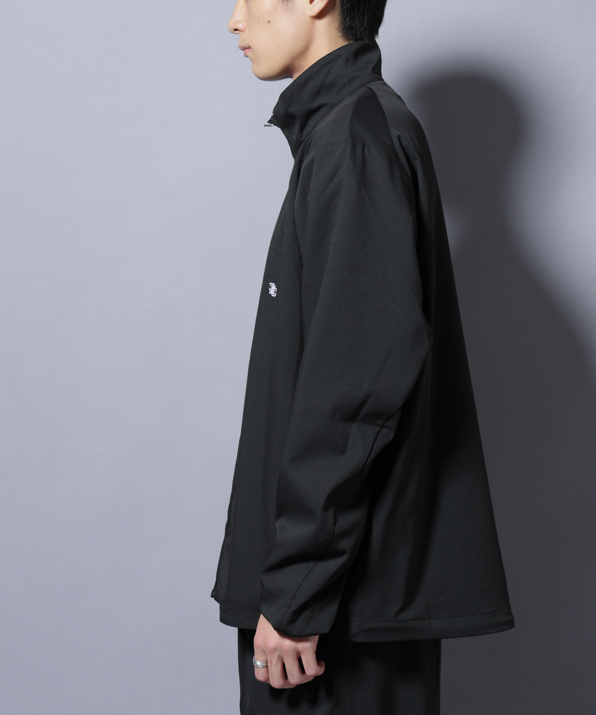 nano･universe「「NJ/CLUB」ワンポイントロゴトラックジャケット」|ブルゾン・スタジャン|