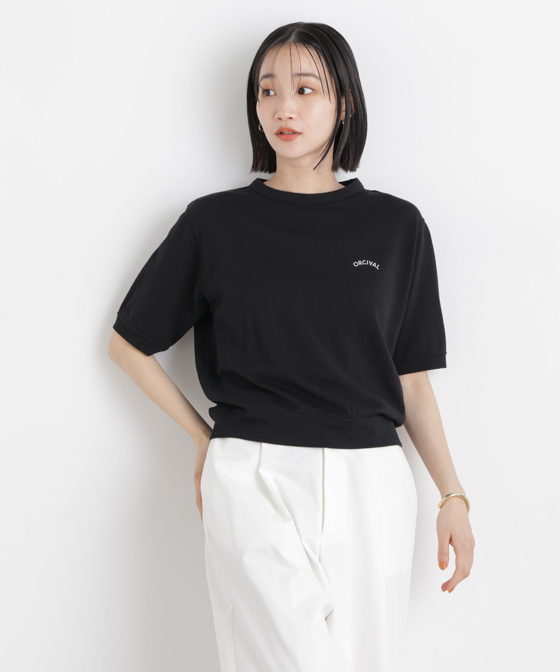 nano･universe「ORCIVAL/CREW NECK SHORT SLEEVE P.O.」|Tシャツ・カットソー|